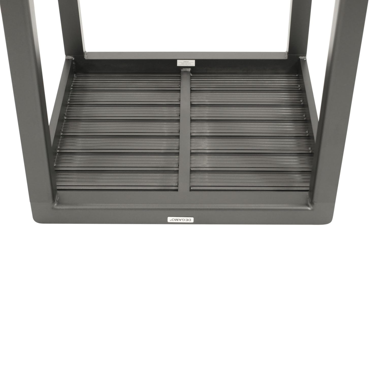 DEGAMO Bistrotisch Paris 70x70cm quadratisch, Alumium anthrazitfarben, wetterfest + rostfrei, Outdoor, Moderne Optik