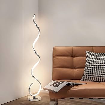 ADISUN LED Modern Floor Lamp for Living Room, Spiral Floor Lamp ADISUN LED Modern Floor Lamp for Living Room, Spiral Floor Lamp