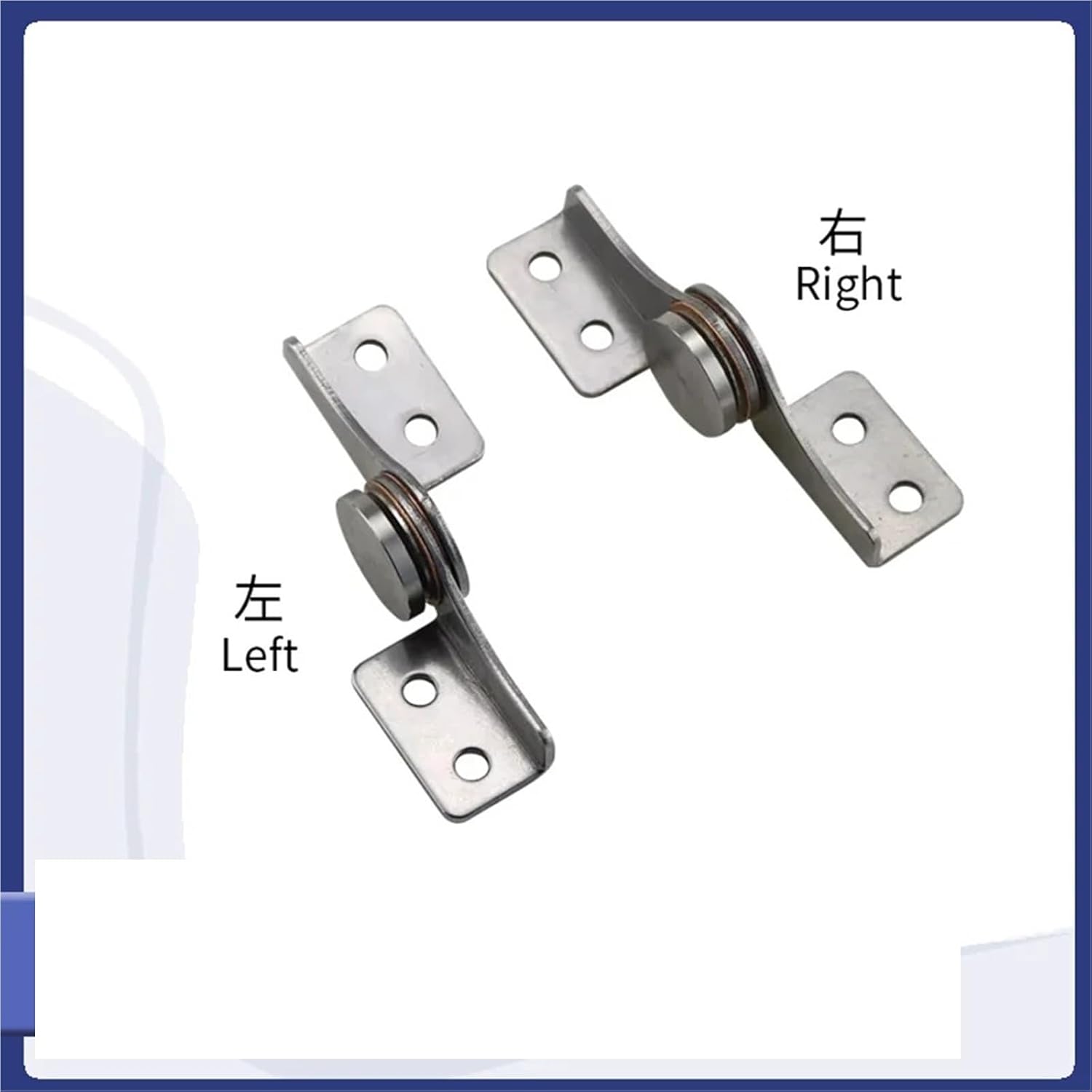 Through-Hole 304 Stainless Steel Damping Rotating Shaft Torque Hinge Blade Equipment Damper Arbitrarily 1Pcs(Left-Right)