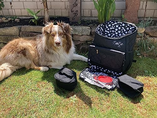 Petpets® Hundereiserucksack -praktische Hunde-Reisetasche für unterwegs. Ideal für Reisen, Camping oder Tagesausflüge mit Hund, Dog Travel Bag