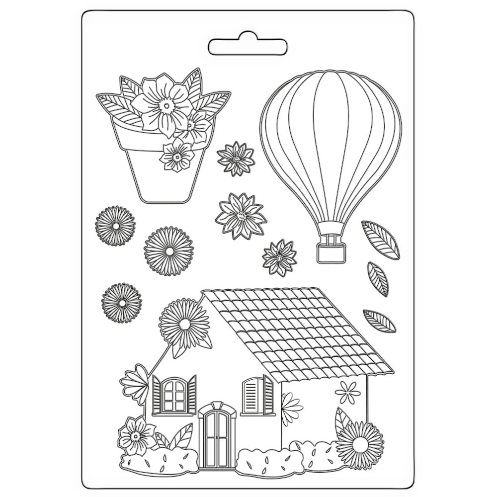 Moule Souple A5 "Savana Zebra Pattern" De Stamperia