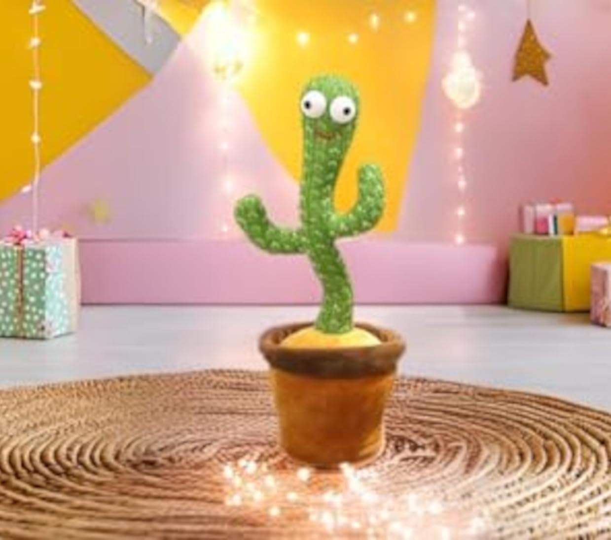 Baby Affair Dancing Cactus Plush Toy with Voice Recording, Wriggling & Singing Cactus Stuffed Animal, Green/Brown (Dancing Tree Cactus) (B0D9HVR5V5) Amazon Price History, Amazon Price Tracker