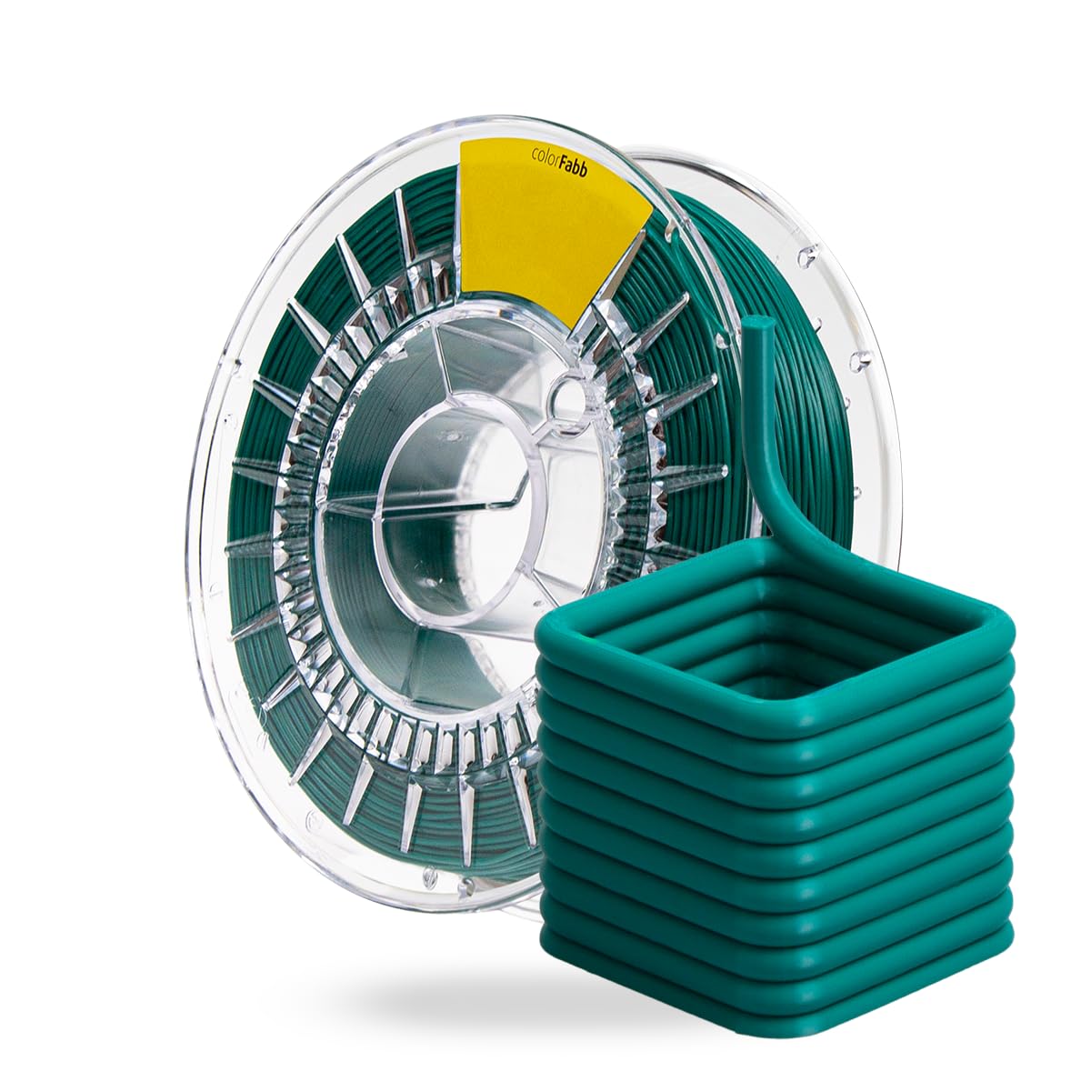 colorFabb Varioshore Tpu Grün 3D-Druckerfilament, 1,75mm Durchmesser, 700g Spule, Leichtes Material, Weiche Oberfläche, Ideal für Prothesen