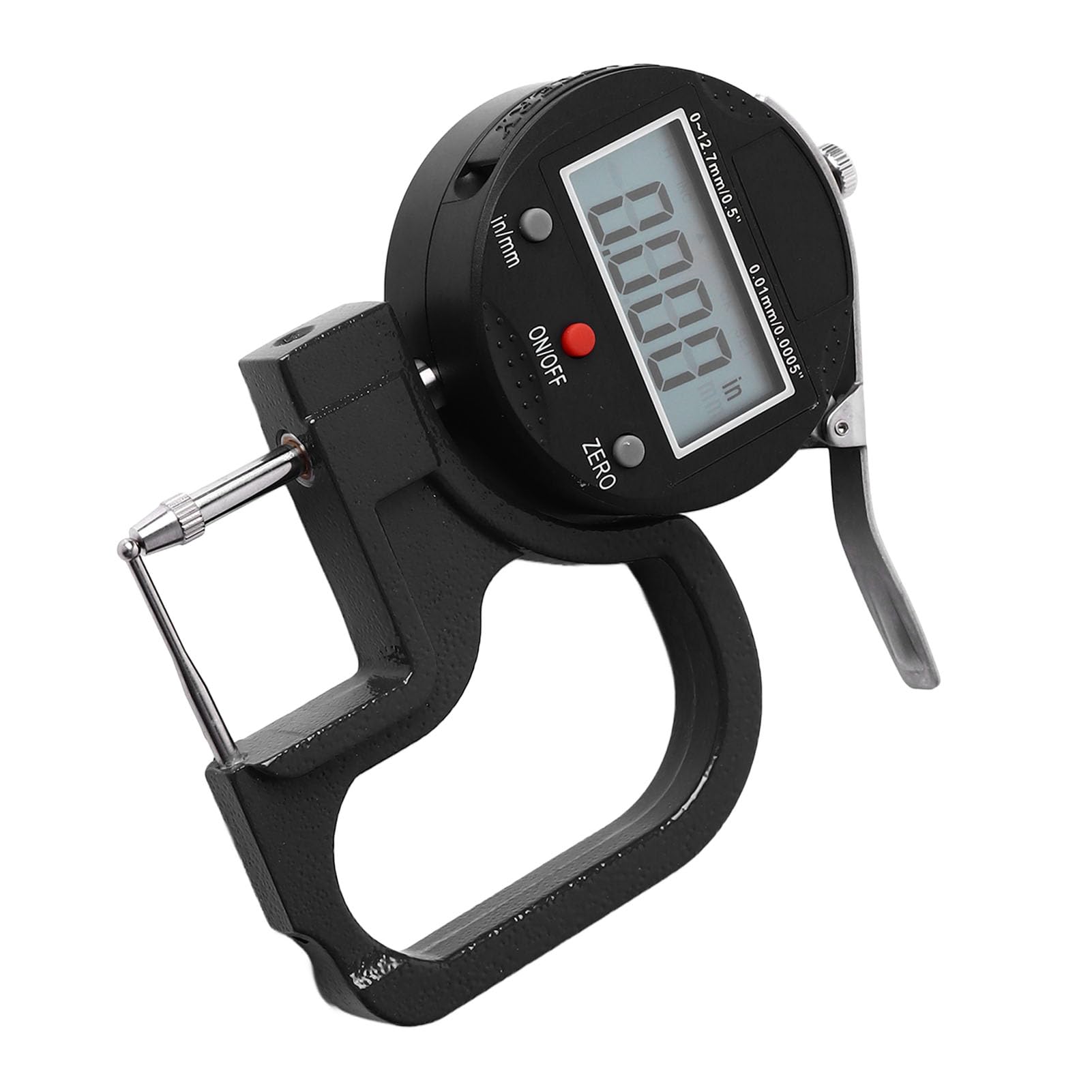 Medidor de Espesor Digital, Herramienta de Medición Multifuncional de Alta Precisión con Resolución de 0,0005 Pulgadas con Pantalla Digital, para Tubería, Papel de Pared,