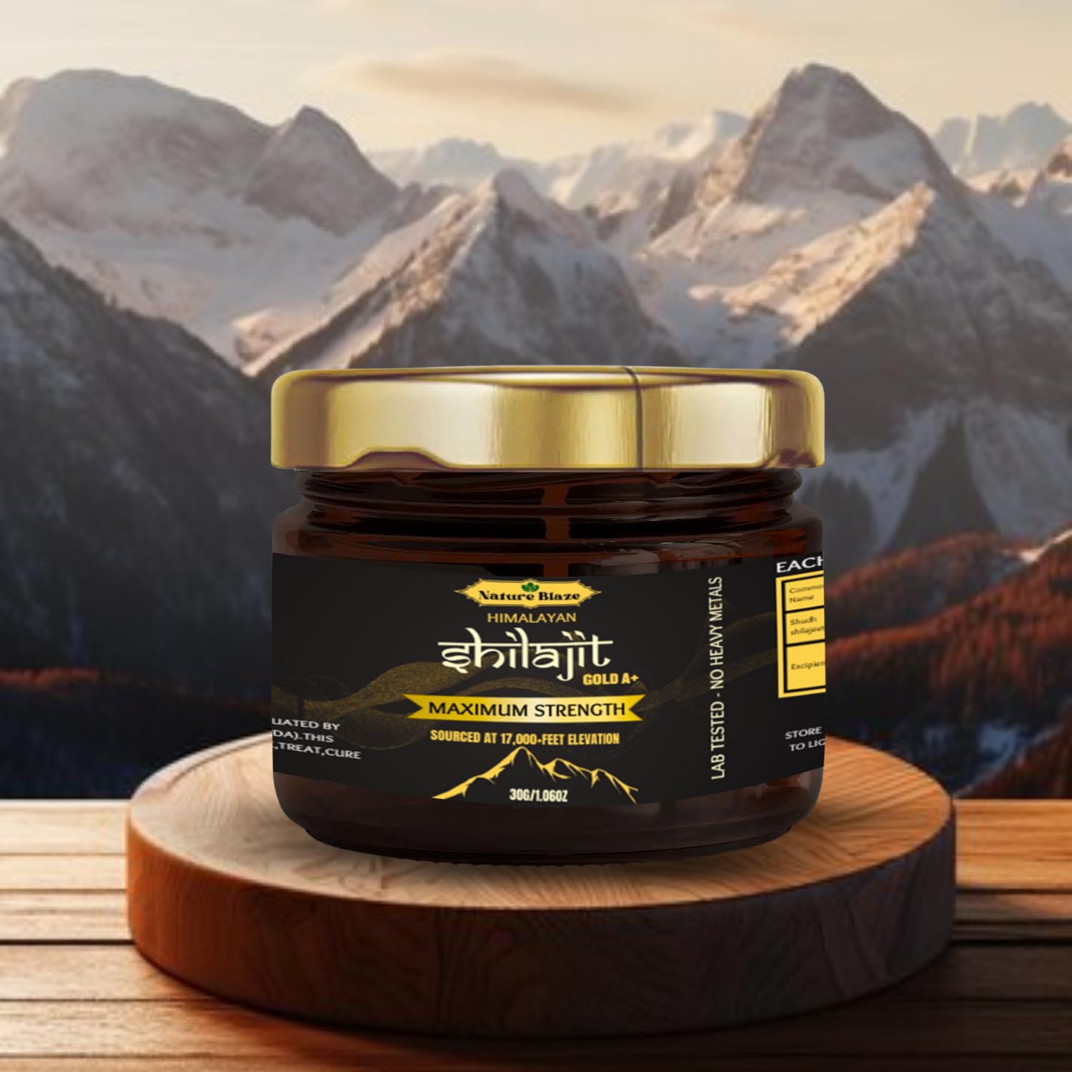 Shilajit del Himalaya (resina, 30 g)
