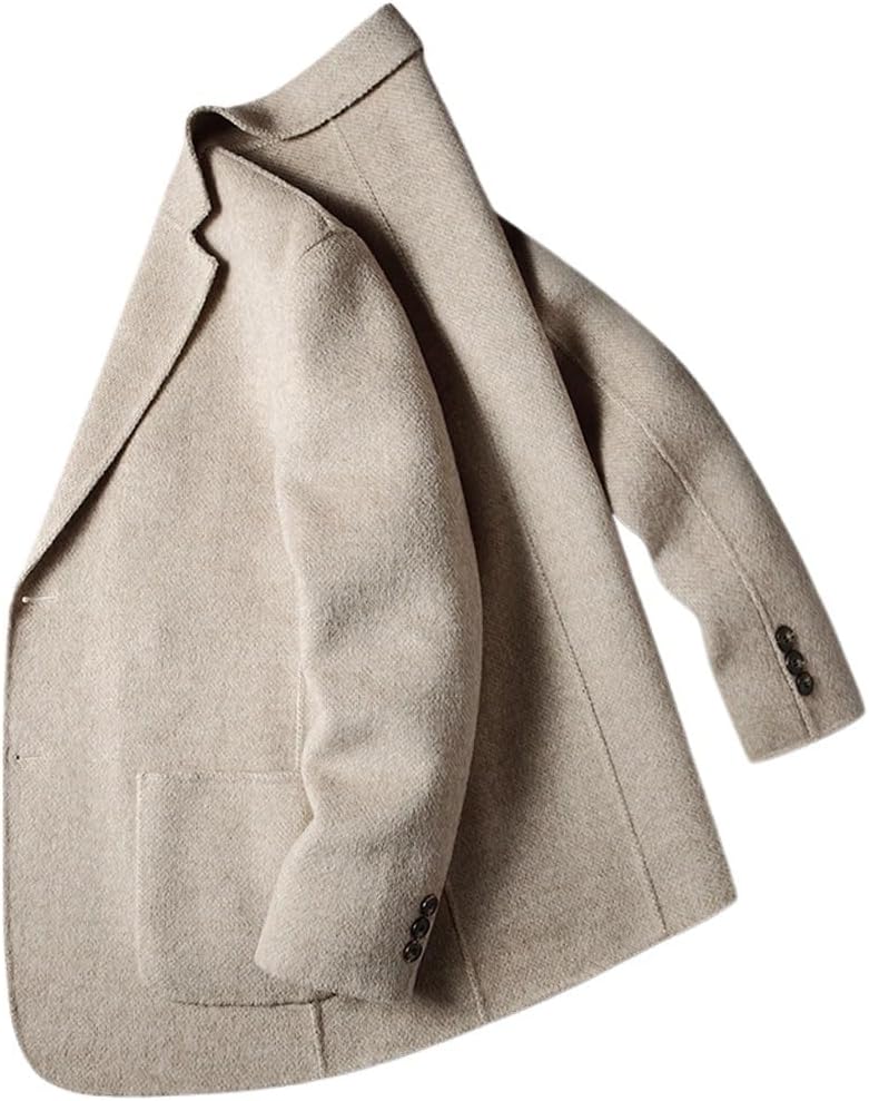 Autumn and Winter Handmade Double-sided Tweed In Youth Cashmere Warm Thickened Suit