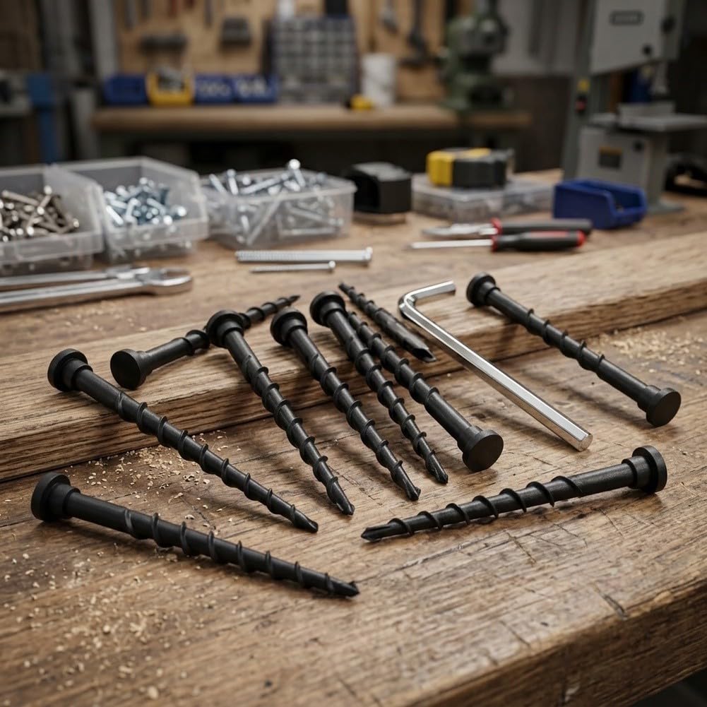 12 Tornillos de para tierra para Robot Cortacésped 14cm 12 Tornillos