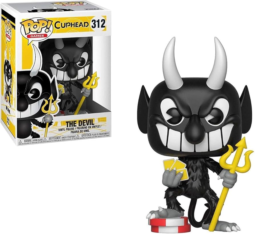 Fukno カップヘッド デビル まとめ売り Amazon.com: Funko Pop! Games: Cuphead - The Devil