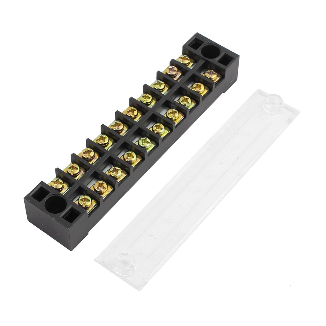 Amazon.com: Aexit 2Pcs TB-1510 Terminal Blocks 600V 15A 10P Dual