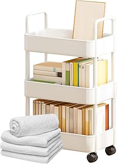 Rolling Cart Organizer - Rolling Book Cart