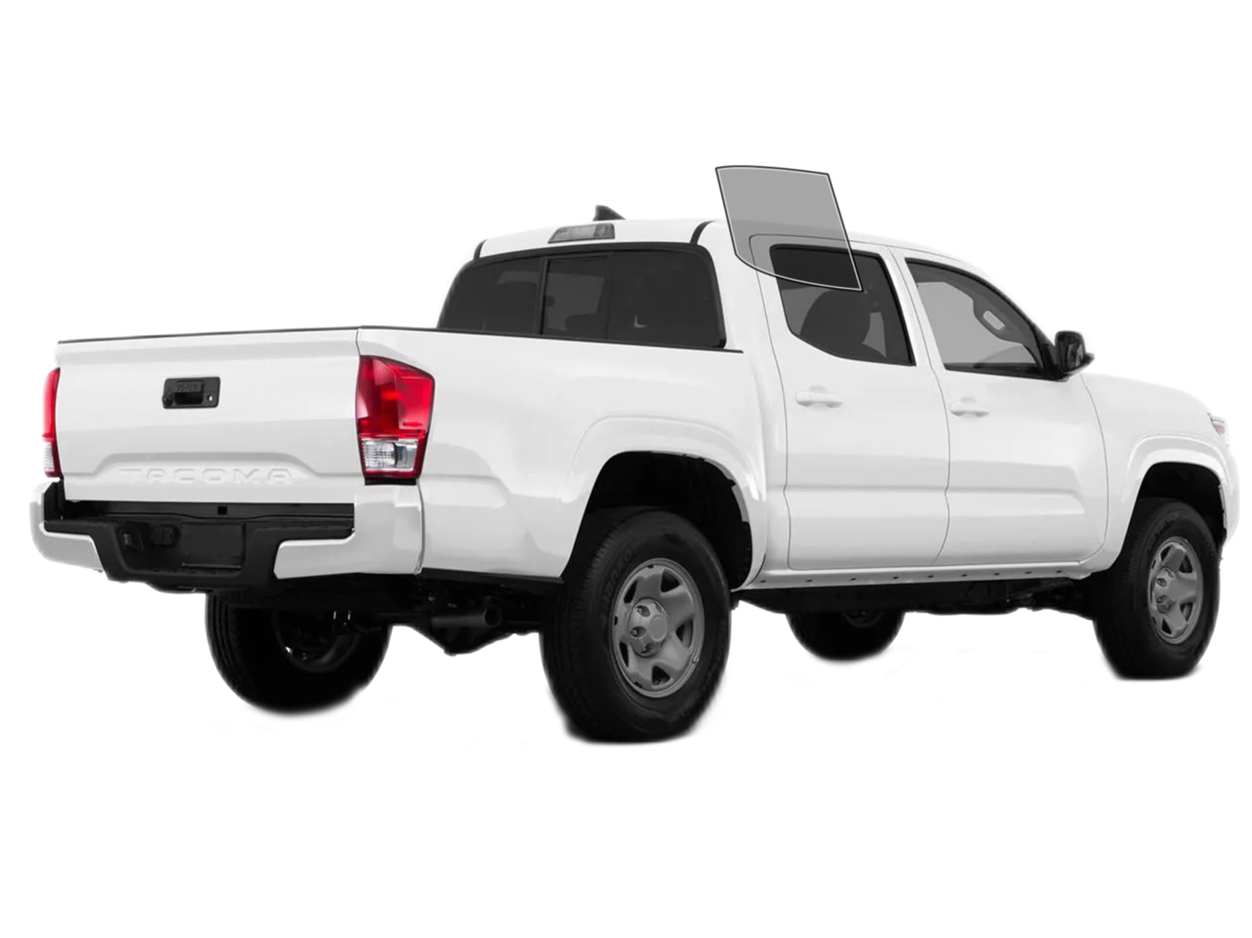 AUTOTEK Precut Windows Tint Film Back Cars Sun Blocking Protection Privacy Anti Shatter Glass 2 Ply Computer Cut Any Tint Shade for Toyota Tacoma Double 2016-2023