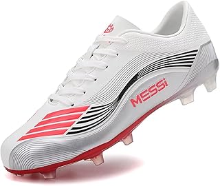 SKY VIEW Men's Low Top Soccer Shoes FG Flat Soccer Cleats Adult Football Shoes Lightweight Professional Athletic Training