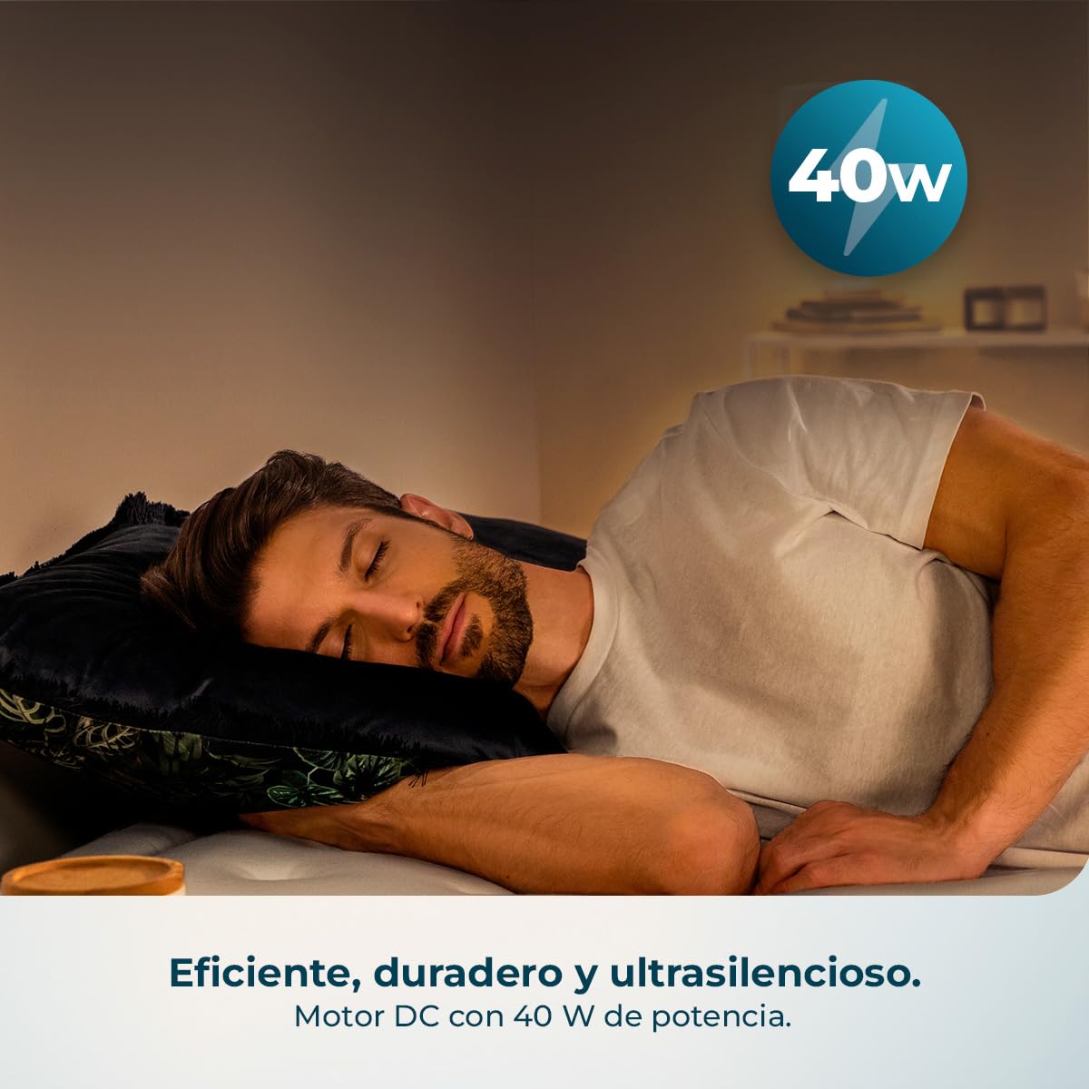 Cecotec Ventilador de Techo 40W EnergySilence Aero 5650 Black&Transparent