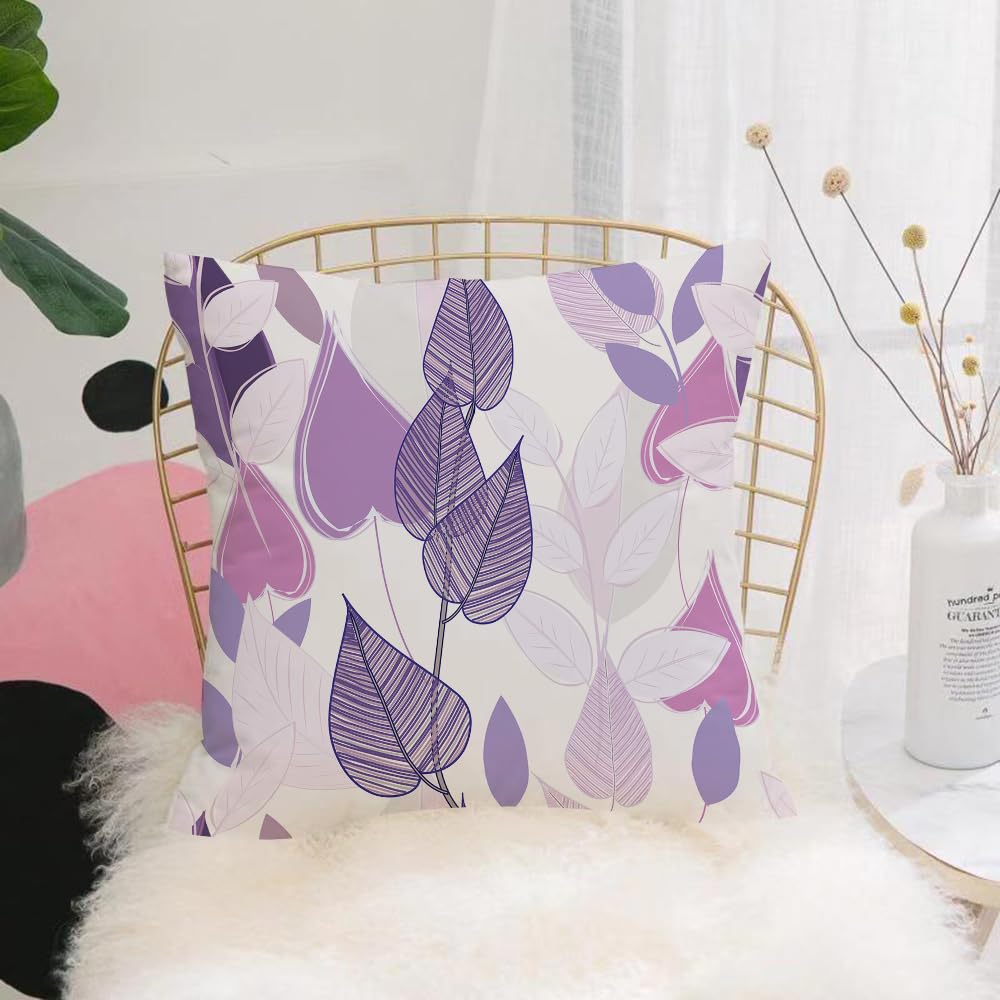 HYOSXW Cushion Cover,Throw Pillow Case Home Decorative for Living Room Bedroom Sofa Chair 16X16 Inch,Abstract foliage seamless pattern background,Pillowcase 40X40cm