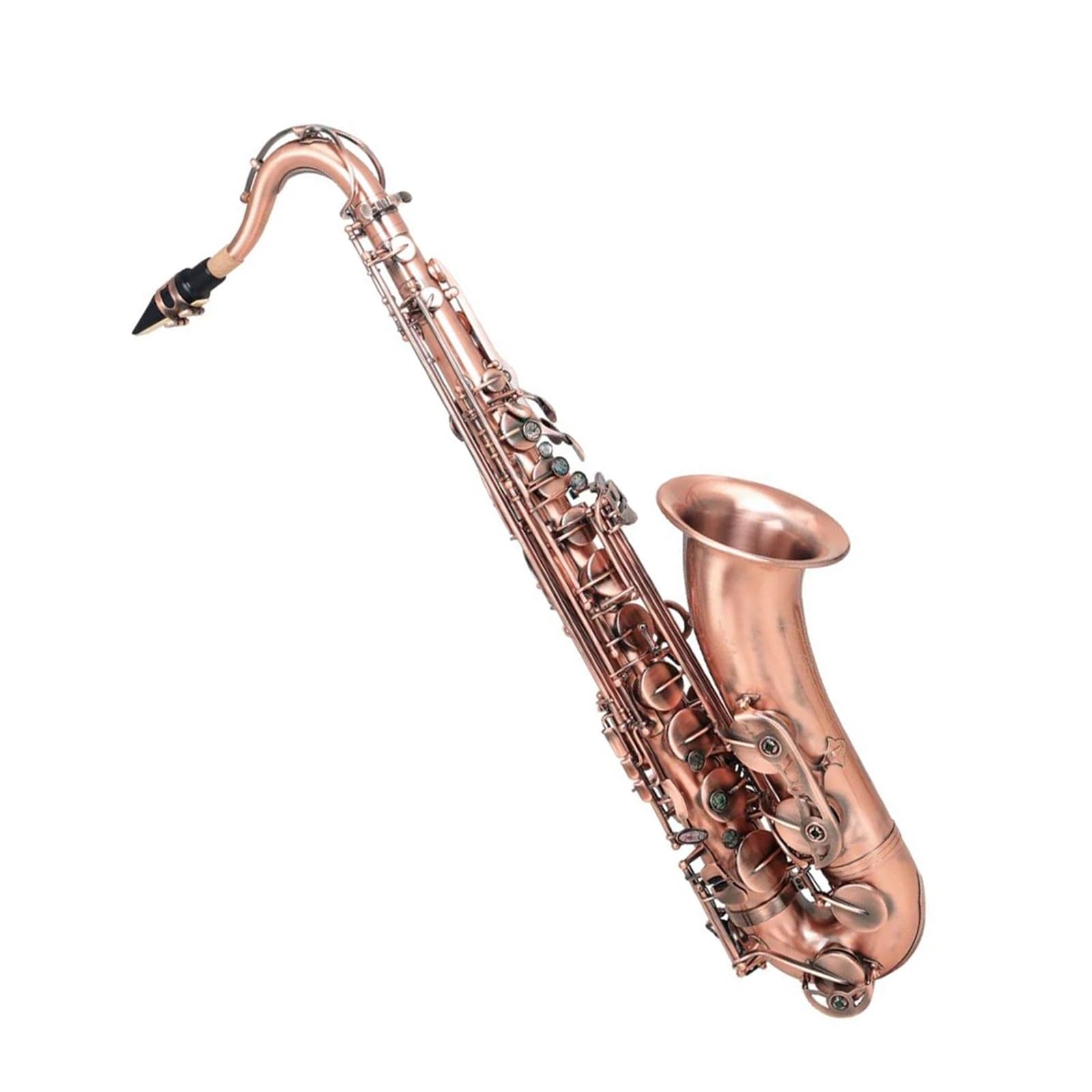 Sassofono professionale Strumento Professionale In Ottone Sib Sax Tenore Vintage Rosso
