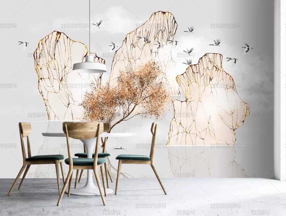 Papier peint intissé paysage pour masquer les murs ternes - 2