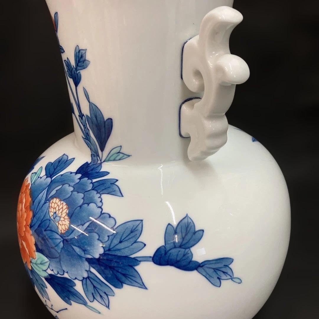 Amazon｜錦鍋島焼 魯山 花瓶 高さ約28cm｜花立・華瓶 オンライン通販