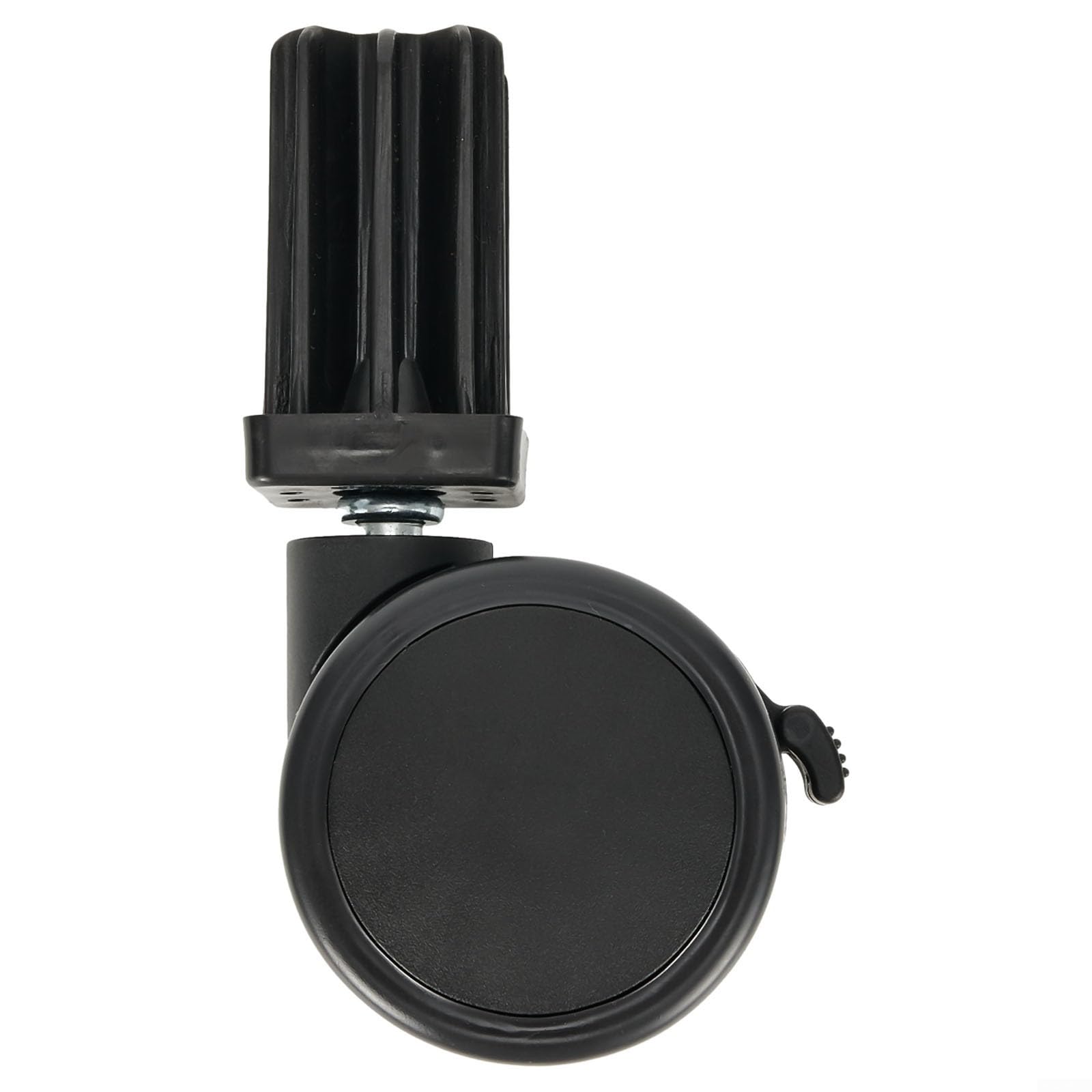 Gas Grills Caster Wheel, Stem Style Locking Swivel Caster for Weber, for Genesis, for Summit, Silver