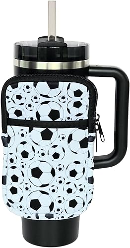 Miniatura 11 de Accesorio para bolsa de botella de agua, compatible con Stanley, ideal para entrenamientos, gimnasio, deportes, mantiene el dinero, las llaves y los