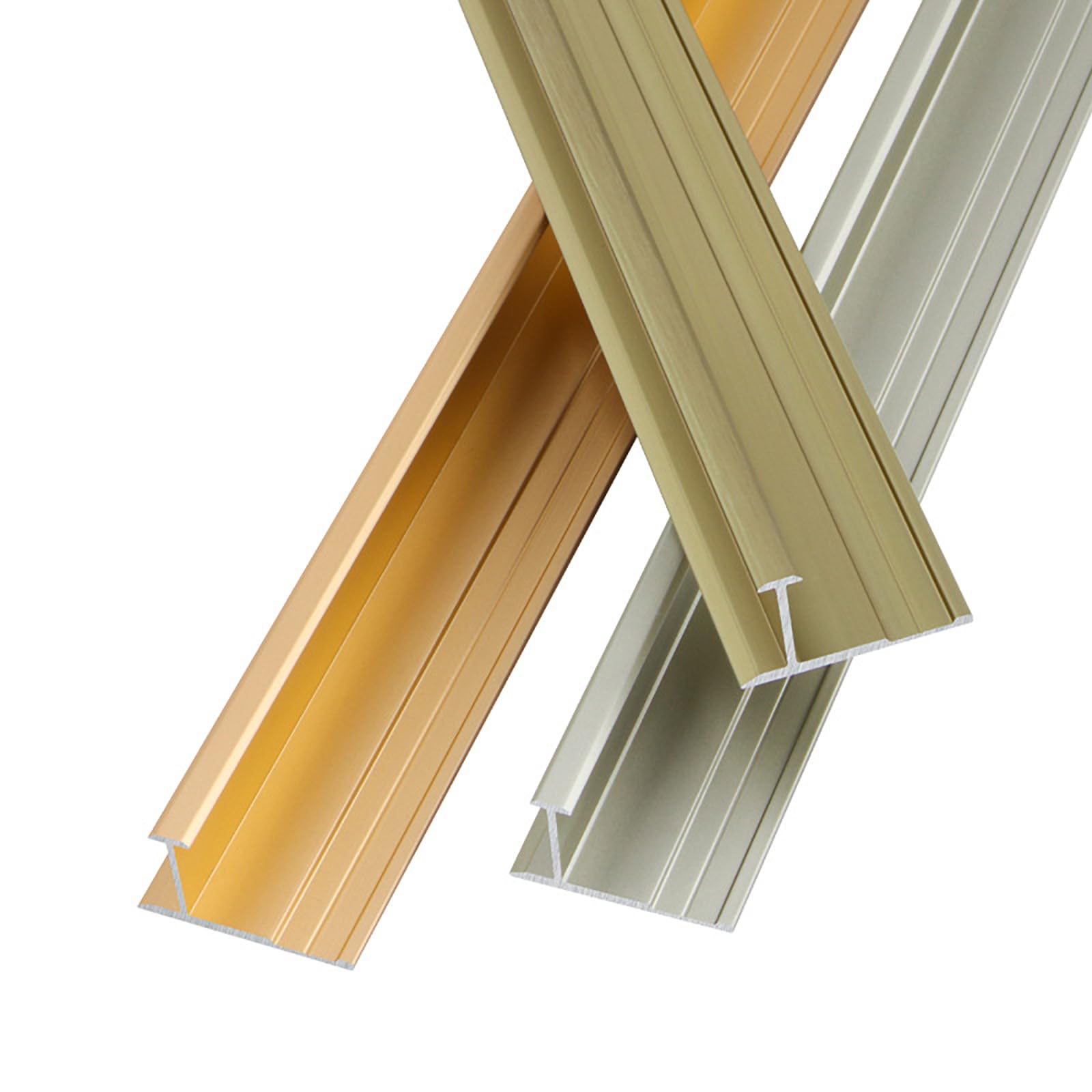 Aluminiowa listwa montażowa, listwa wykończeniowa do paneli ściennych, podłogi, listwa przypodłogowa – dekoracyjna listwa metalowa do przejść i fug (6 sztuk, każda 90 cm) Rozmiar: 4 mm, kolor