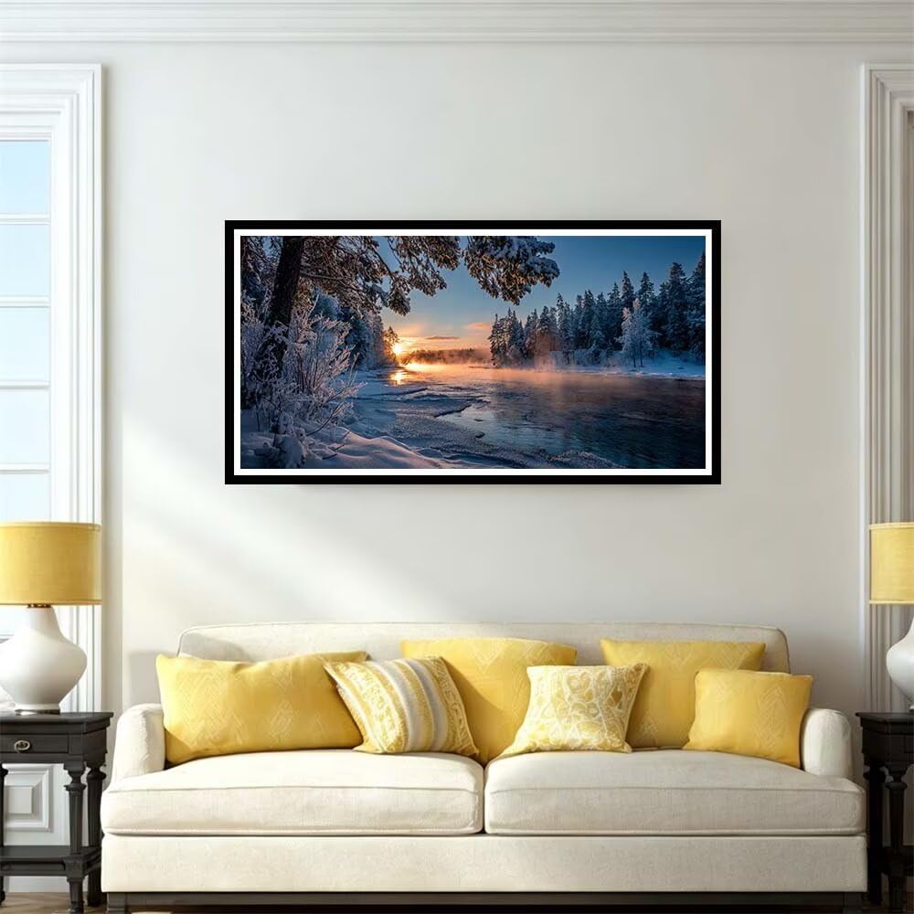 Diamond Painting Erwachsene Winterlandschaft Diamant Painting Bilder-L498