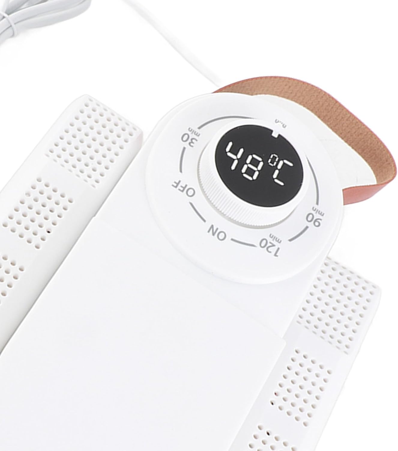 aqxreight Electric Shoe Boot Dryer Timer Constant Temperature Dehumidification Quick Drying Deodorizing 90 Degree Folding Quiet White EU Plug Sweat Effectively or Shoe DryerBoot DryerFoot (US Plug