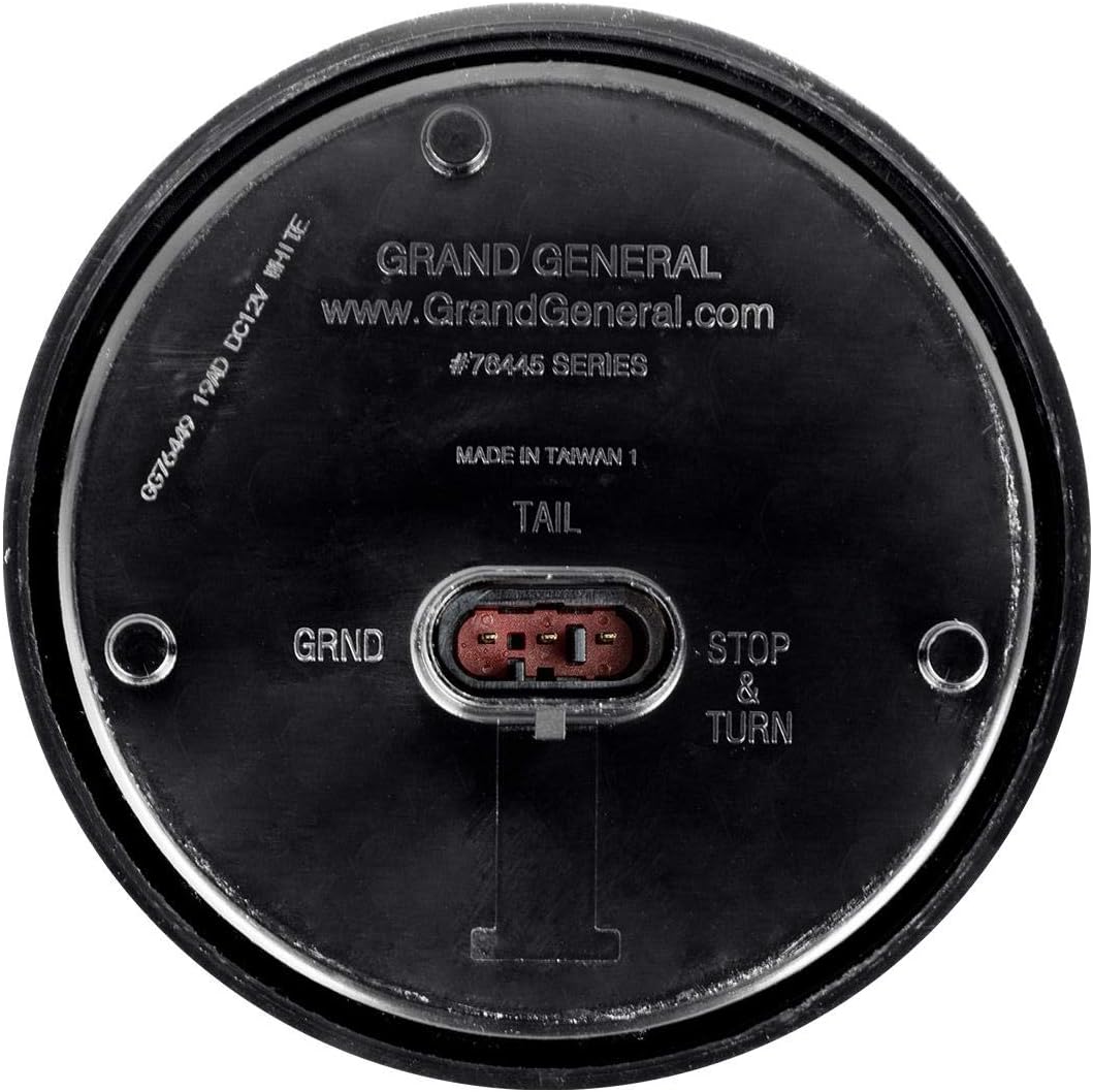 GG Grand General 76449 4 Inches Fleet White/Clear 18 LED with 3 Pin Sealed Light