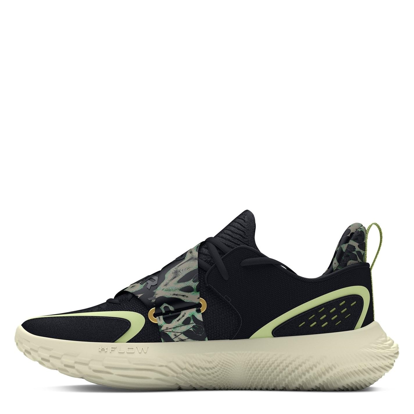 Under Armour Unisex Basketballschuhe Flow Futr X 4 Camo 3027772 Black/Retro Green 47.5