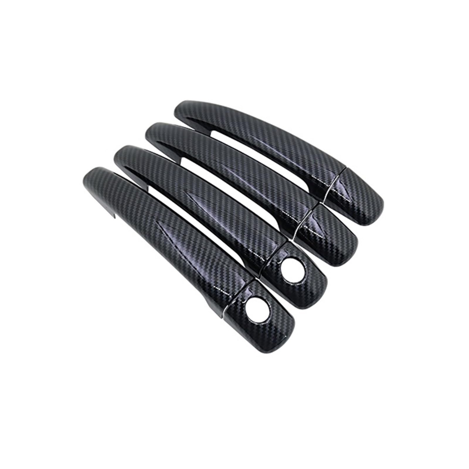 Drezzo Car Exterior Door Handle ABS Car Door Handles Cover for Citroen C3 Mk2 2010-2016(Handle 2 Keyholes 5)
