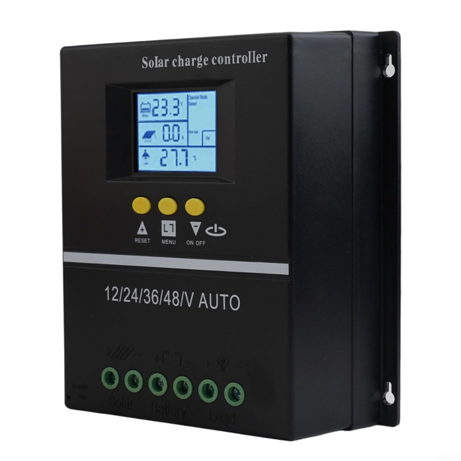 MPPT Solarladeregler 200A 12V/24V/36V/48V Mit LCD-Display Batterieladeregler Dual-USB-Anschlüsse Automatische Spannungserkennung Für Solarpanel