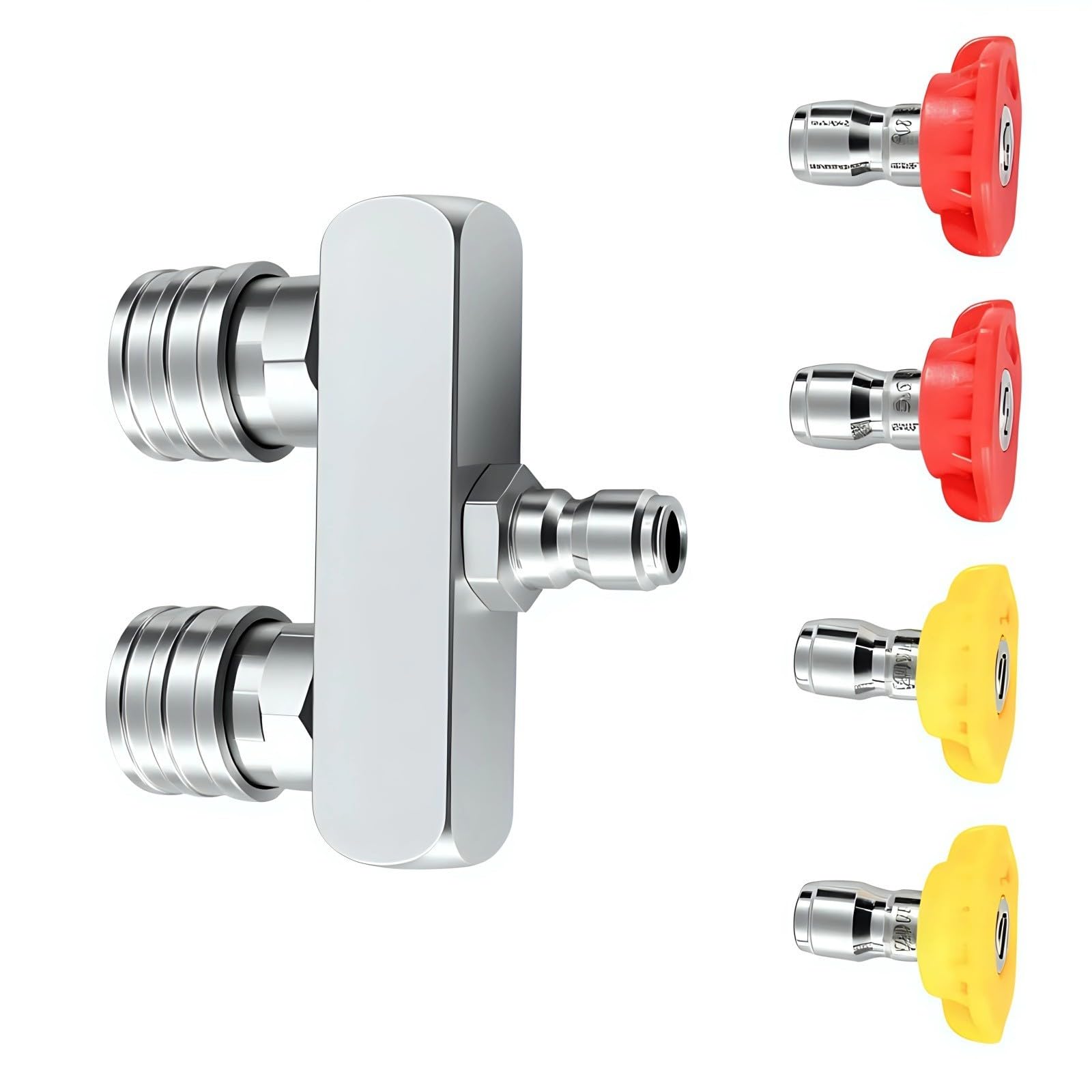 Duty Professional Stainless Steel Pressure Washer Nozzles Fast Release Systems Multiple Sprayed Patterns Included Pressure Washer Nozzle Attachment