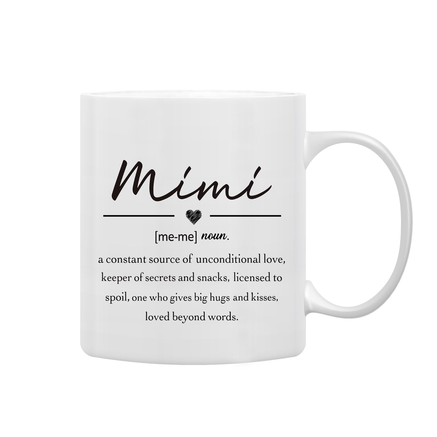QASHWEY Mimi Coffee Mug, Mimi Mug, Mothers Day Mugs Gifts forMimi, Grandma Coffee Mugs, MimiCoffeeMugs Tea Cup Gifts for GrandmaMimi Women,
