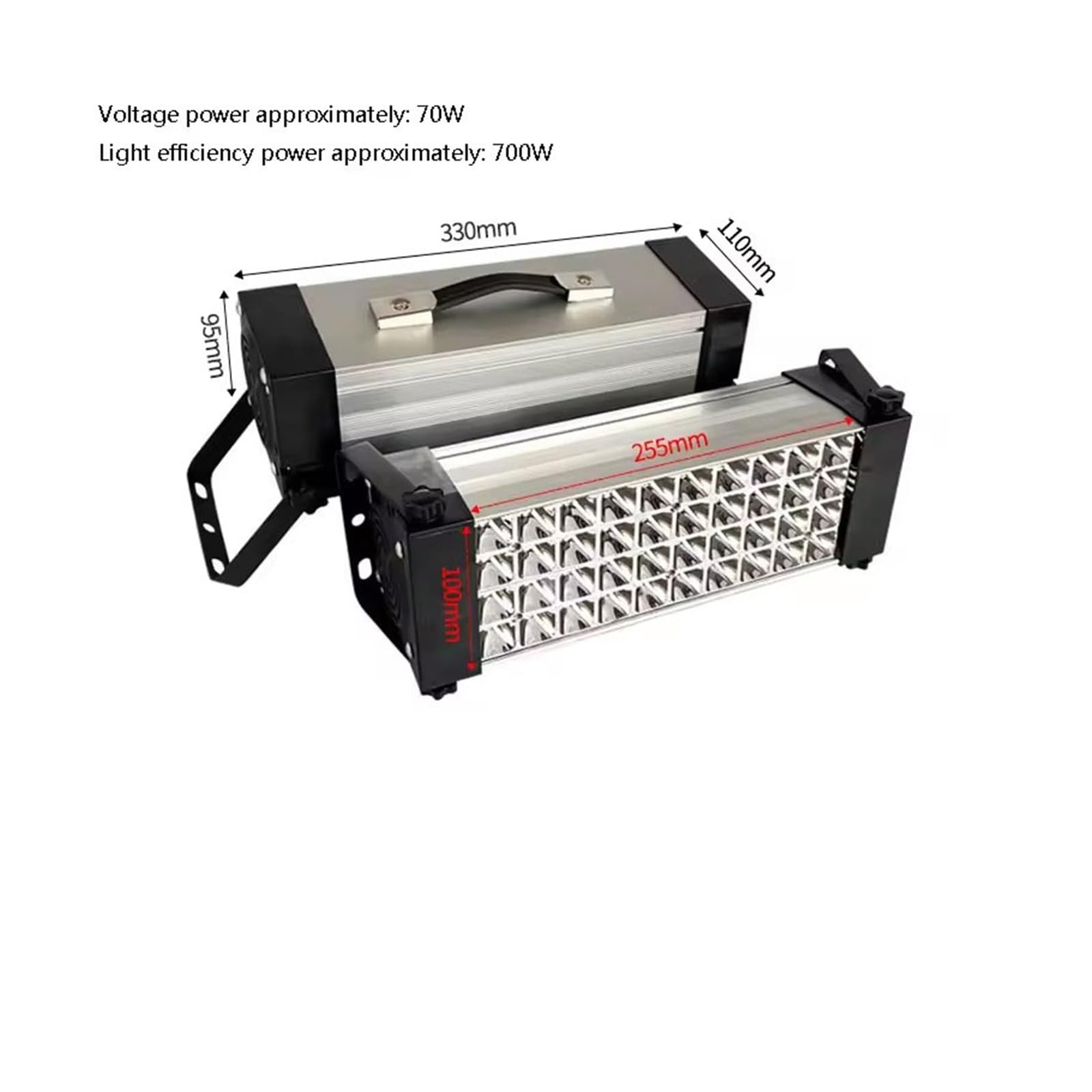 lámpara de curado UV, Lámpara LED Ultravioleta De Curado UV, 400W, 700W, 800W, 395nm, 365nm, 405nm, Pegamento, Impresión, Pintura En Aerosol, Tinta Resina, Artesanal(395nm,700W)