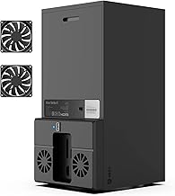 USB Cooling Fan for Xbox Series X Console, MENEEA Cooling Fan Stand for Xbox Series X Console with Dual Cooling Fans and USB Port