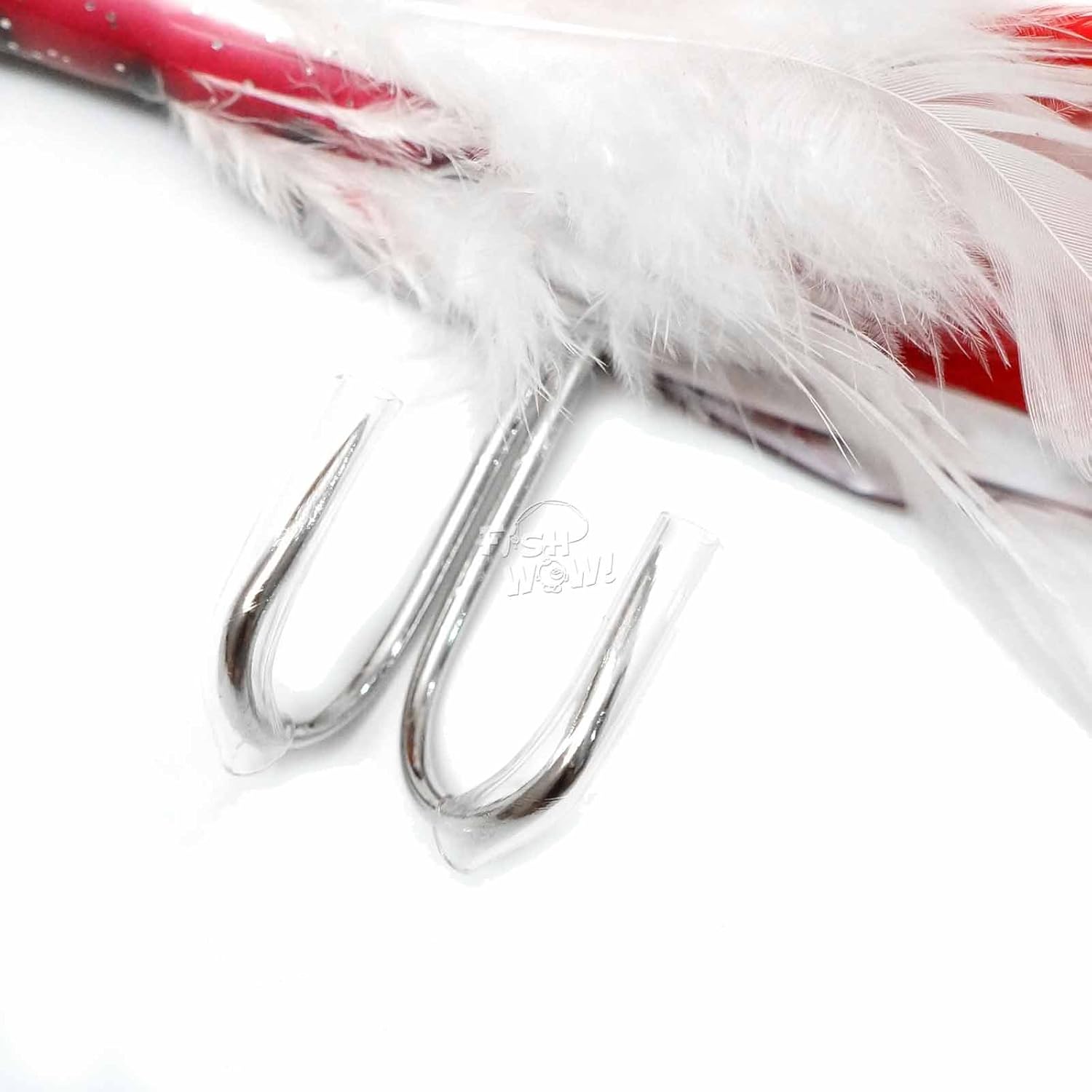 Qty 3 Fish WOW! 6" Fishing Tuna Clone Feather Rig 6 inch Trolling 3oz Bullet Weighted Head Lure - 3 Colors