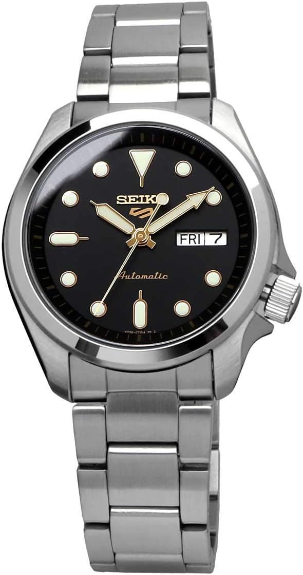 Seiko 5 Sports SRPE57K1 Men's Automatic Mechanical Wristwatch, Limited Distribution Model, Black, Bracelet Type, Sporty Casual