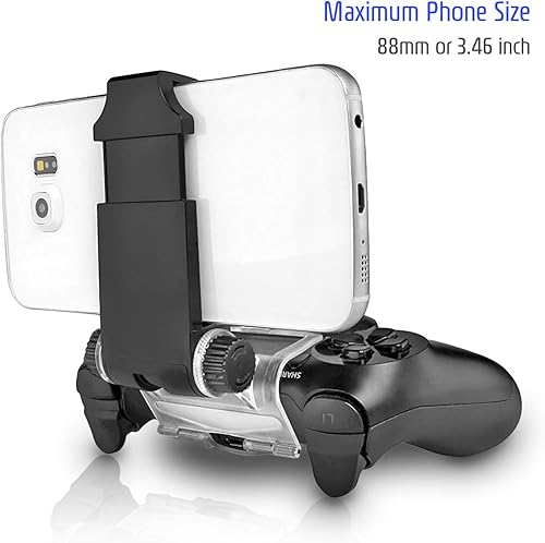 Miniatura 6 de ADZ PS4 Controller Phone Mount - Smart Clip for Dualshock 4 Controller Compatible with iPhone, Android and PS4 Remote Play