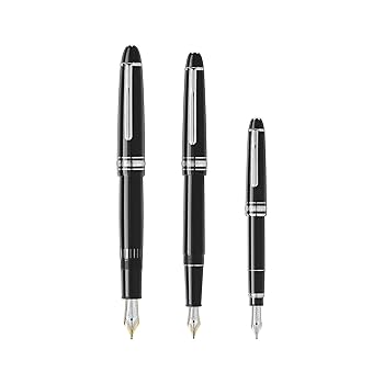 MONT BLANC 吸引式万年筆 黒色 楽天市場】モンブラン 万年筆 吸入式の通販