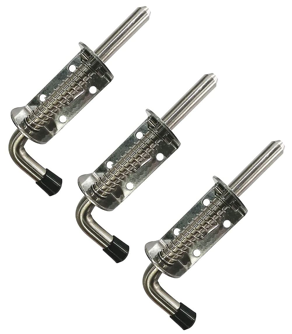 Spring Loaded Latch For Pet Cage 2-Pack Stainless Steel Spring Loaded ...