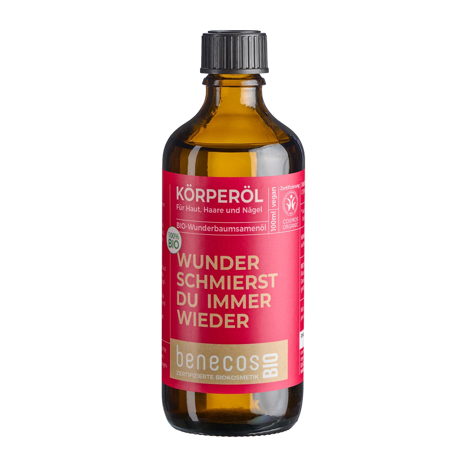 benecosBIO Körperöl BIO-Wunderbaumsamenöl WUNDER SCHMIERST DU IMMER WIEDER - Haut & Haar