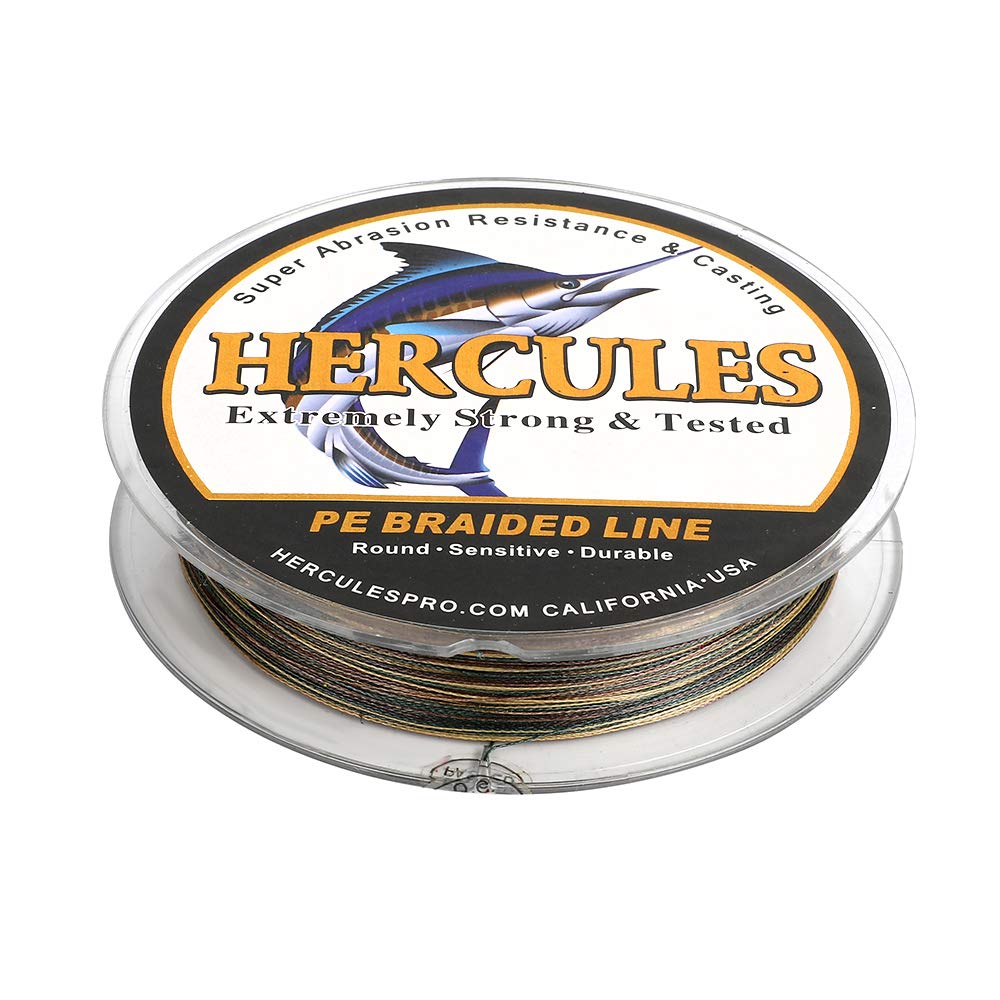 HERCULES Super Strong 1000M 1094 Yards Braided Fishing Line 6 LB Test for Saltwater Freshwater PE Braid Fish Lines 4 Strands - Image 4