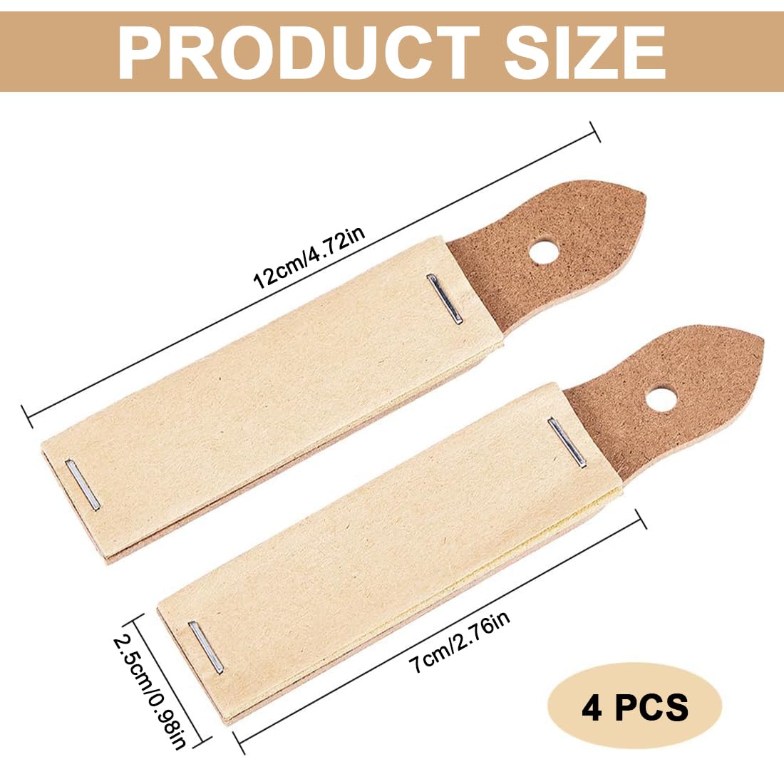 Set 4 Temperamatite In Carta Vetrata OQKAHIV - Per Matite E Carboncini, Portatile Con Sfumini - Foto 3