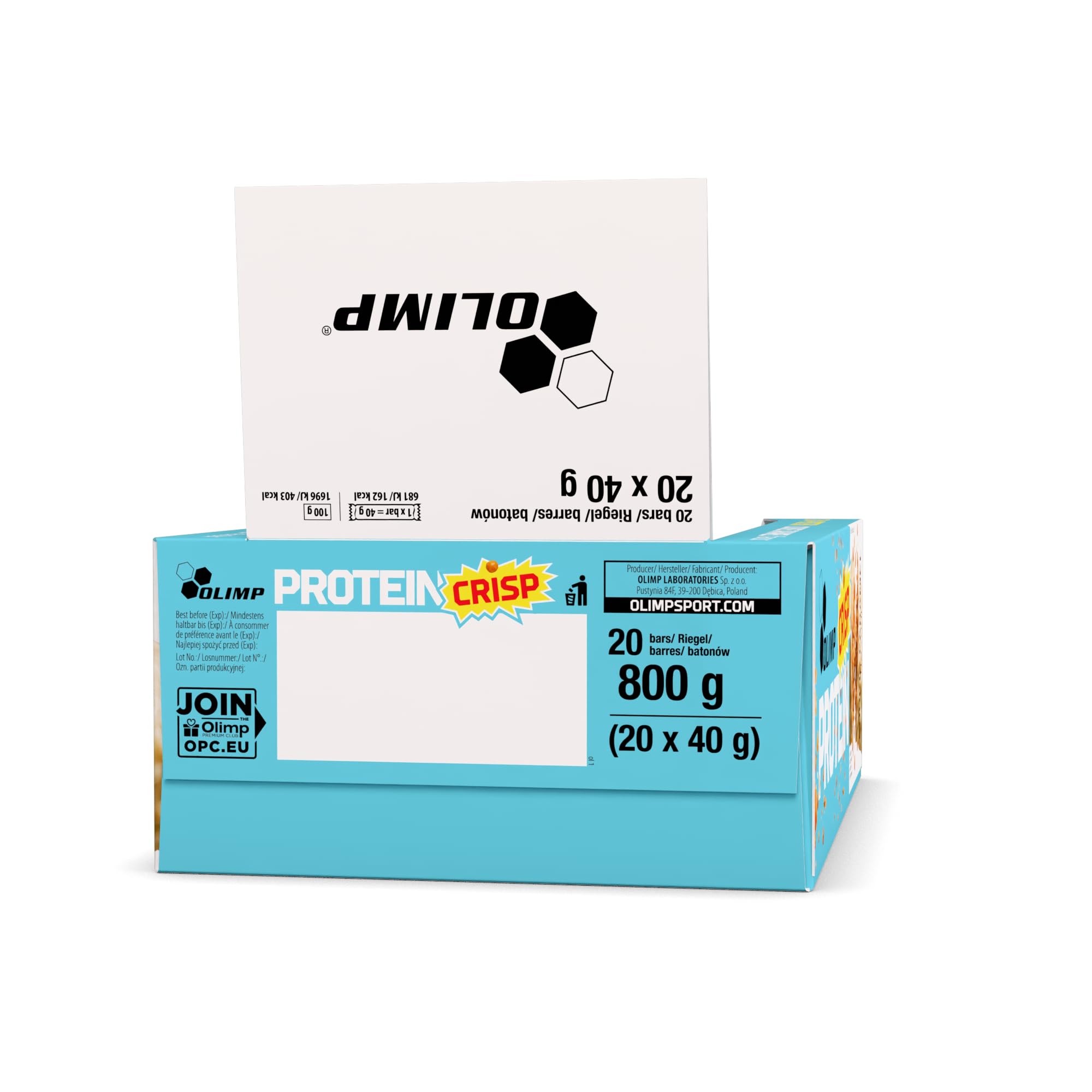 Olimp Protein Crisp Bar 20x40 g
