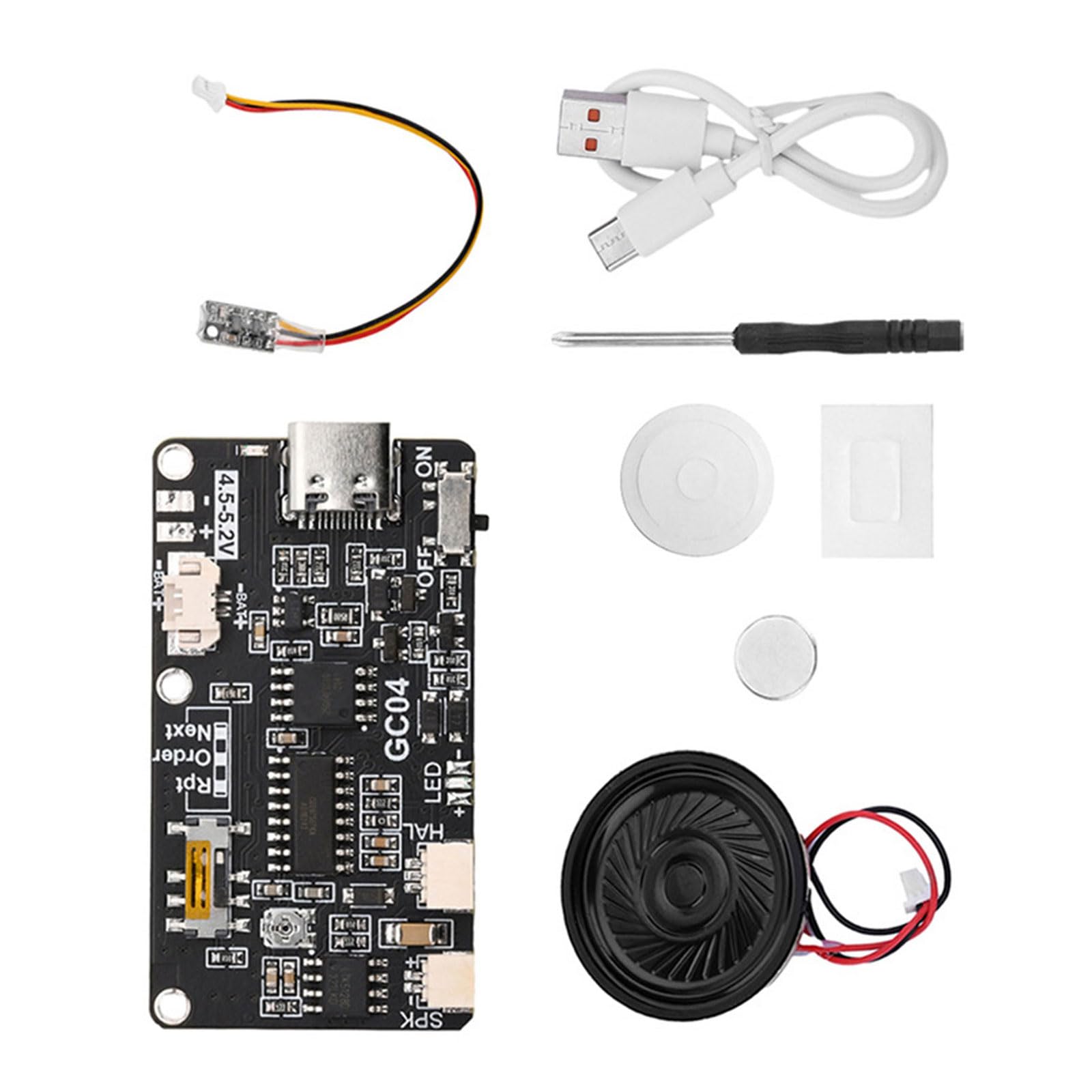 Buxuaaaa Magnet Close To Play Christmas Birthday Music Greeting Card Sound Module, 8Mb Memory Capacity, Recordabled Sound Chip For Special Occasions Birthday Card Insert