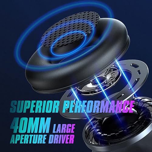 Miniatura 7 de Auriculares con cable AUX de 0.138 in para juegos con orejas de gato, con luz LED, para adultos y niños, niñas, niños, auriculares estéreo plegables