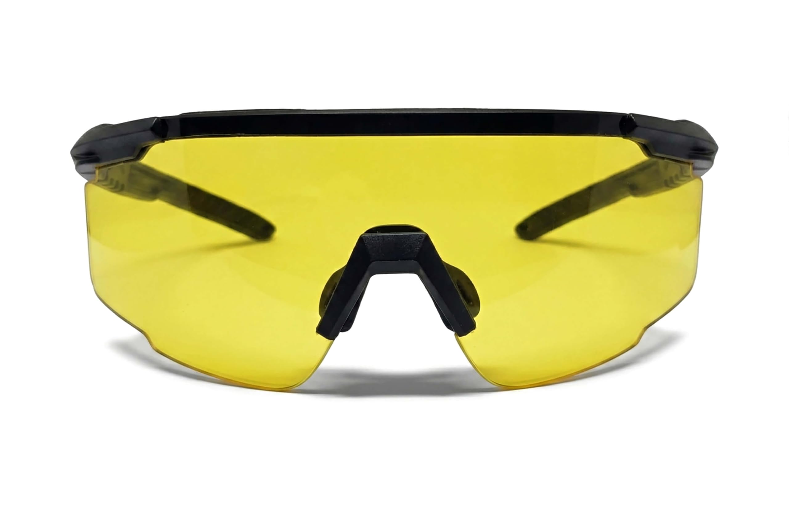 Bertoni Lunettes de Tir Sportif avec 4 Verres Interchangeables de Protection Balistique avec Clip pour Verres Correcteurs – Mod. SH890N SOS