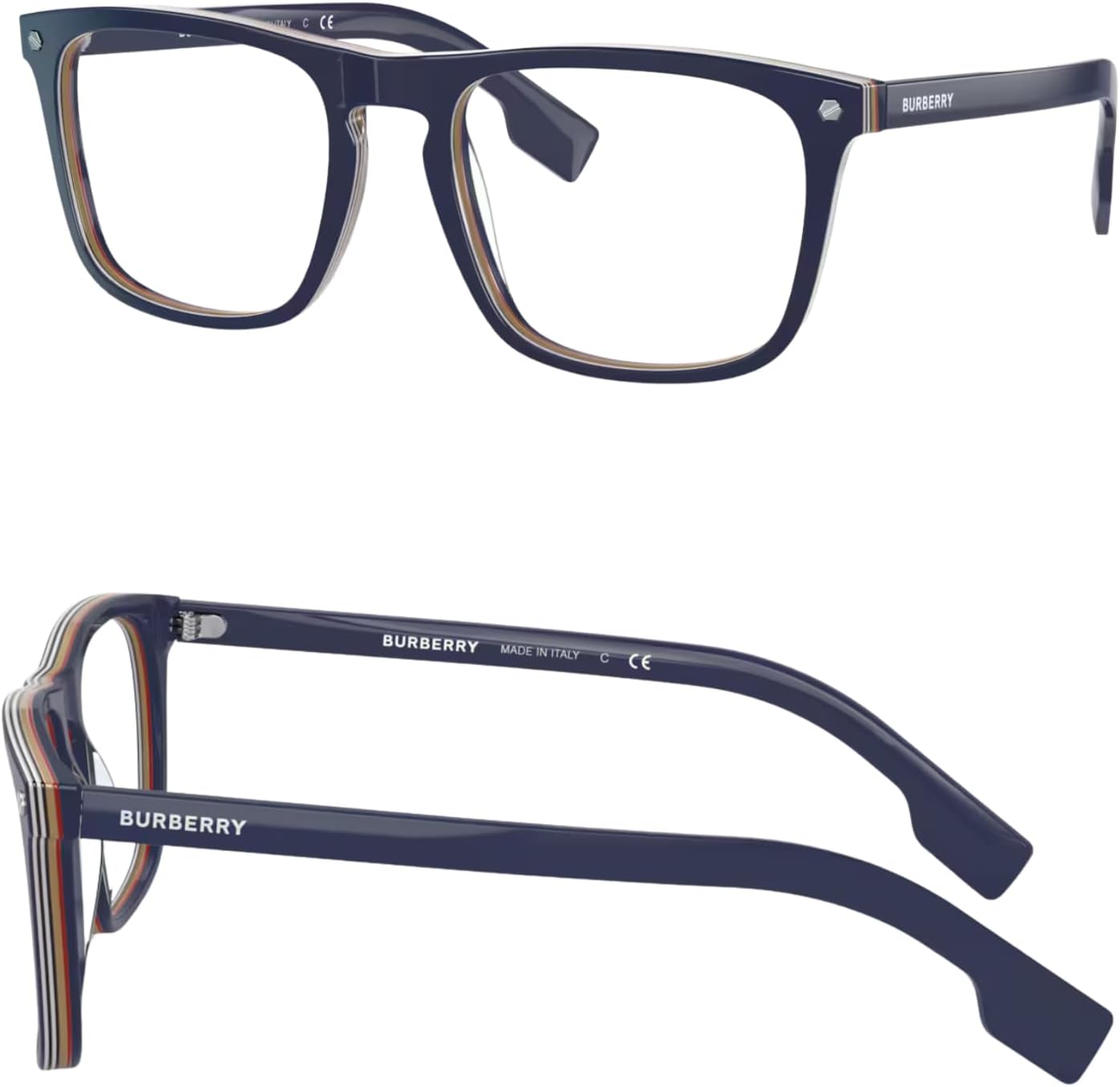 BURBERRY BOLTON BE2340 Square Shape Acetate Eyeglasses with Luxury Eyewear Kit