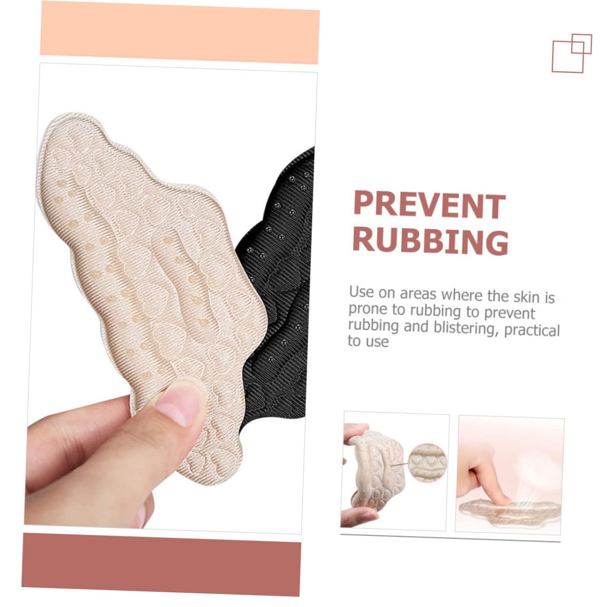 Baluue 24paare Pärchen Rutschfeste Fersenkissen Selbstklebende Polster Für High Heels Sneaker Und Hautfarben Komfortable Fersenpolster Vermeidung Von Blasen Und Abrieb