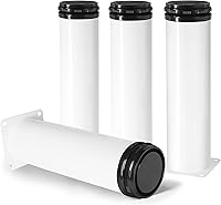 Vista 38 de Patas de metal de 2 pulgadas para muebles, patas ajustables de acero inoxidable, patas de metal negro, patas redondas de gabinete para mesa de café