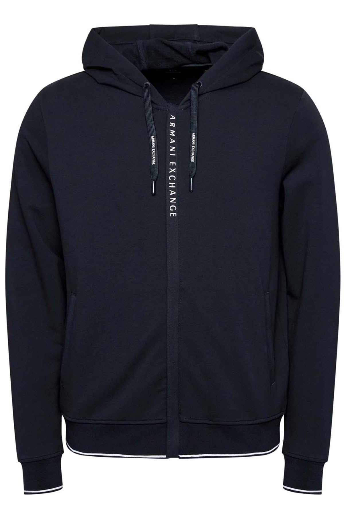 Armani Exchange Drawstring Jogger with Logo Zip Pocket Casual Pants,